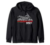 Hypermotard 950 2019-2024 para motociclistas de Supermoto, motocicleta Sudadera con Capucha