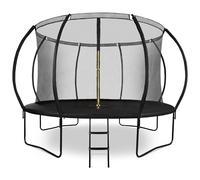 Hypermotion Cama Elastica Niños Exterior hasta 150 kg - Trampolín de Jardín 244/305/366/430/487 cm Trampolines para Niños con Red de Seguridad - De Cecado Rápido y Resistente al Agua