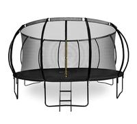 Hypermotion Cama Elastica Niños Exterior hasta 150 kg - Trampolín de Jardín 244/305/366/430/487 cm Trampolines para Niños con Red de Seguridad - De Cecado Rápido y Resistente al Agua