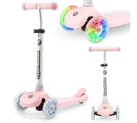 HyperMotion Patinete de tres ruedas para niños de 3 a 8 años, patinete de equilibrio TRINGO, patinete antideslizante, patinete ajustable para niña, niño 3+, carga máxima 50 kg
