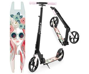 HyperMotion Patinete para Niños a Partir de 7 Años y Adolescentes - Ruedas Grandes de 200 mm - Plegable Scooter Carga Máxima 100 kg - Altura de Manillar Ajustable