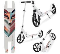 HyperMotion Patinete Plegable para Niños y Adolescentes - Scooter con Amortiguador - Ruedas de 200 mm - Plataforma Antideslizante