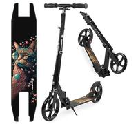 HyperMotion Scooter para Niños de 7 Años y Adolescentes - Patinete con Ruedas Grandes de 200 mm - Altura de Manillar Ajustable - Plataforma Antideslizante - ABEC7