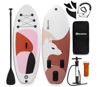 HyperMotion Tabla Paddle Surf Hinchable para Niños 215 cm - Sup con Remo, Bomba Alta Presión, Leash, Mochila - Stand Up Paddle Board Principiantes