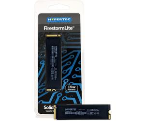 Hypertec FirestormLite512GB M.2 2280 NVMe PCIe Gen 4x4 SSD, caché DRAM de 2 GB, Lectura de 7100 MB/s seq, Escritura de 2600 MB/s, Lectura aleatoria 4K IOPS 423K / Escritura 646k, 340 TB TBW