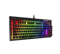 HyperX Alloy Elite 2 - Teclado mecánico para videojuegos, personalización de luz y macro controlada por software, teclas ABS Pudding Keycaps, controles multimedia, Tecla lineal, HyperX Red
