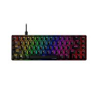 HyperX Alloy Origins 65 - Teclado mecánico para Juegos - Formato ultracompacto al 65% - Tecla HyperX Aqua (táctil) - Cubiertas de PBT de Doble Capa de Las Teclas - Retroiluminación LED RGB