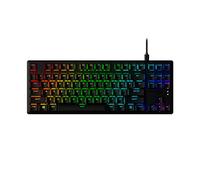 HyperX Alloy Origins Core PBT - Teclado mecánico para Juegos TKL, Teclas PBT, iluminación RGB, Compacto, Cuerpo de Aluminio, Personalizable NGENUITY, Memoria integrada, Interruptor Rojo