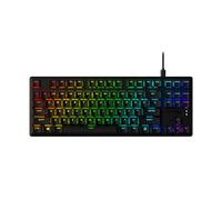HyperX Alloy Origins Core Teclado mecánico para Juegos PBT Keycaps Tenkeyless TKL Interruptor Azul Clicky LED RGB Retroiluminación PlayStation Xbox Licencia para PC, PS5, PS4, Xbox Series X|S, Xbox