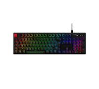 HyperX Alloy Origins PBT-Teclado mecánico para Juegos, RGB, Tapas de Teclas PBT, RGB, Interruptores mecánicos, Compacto, Portátil, Cuerpo de Aluminio Resistente, Pie Ajustable