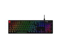HyperX Alloy Origins PBT - Teclado mecánico para juegos, teclas PBT, teclas RGB, HyperX mecánicos, interruptores, compacto, portátil, carcasa de aluminio resistente, patas ajustables, color negro