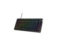 HyperX Alloy Rise 75 - Teclado mecánico para juegos 75% intercambiable en caliente, PC, sensor de luz ambiental, montaje en junta, interruptores lineales