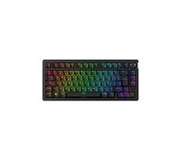 HyperX Alloy Rise 75 Wireless - Teclado Gaming mecánico inalámbrico, Hot Swap en Caliente, 80h batería con retroiluminación, Personalizable, Negro