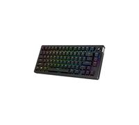 HyperX Alloy Rise 75 Wireless - Teclado mecánico para juegos 75% intercambiable en caliente, PC, hasta 80 horas de retroiluminación encendida, doble inalámbrico de 2,4 GHz y Bluetooth