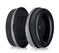 HyperX - Almohadillas de repuesto de piel proteica para los oídos, piezas de reparación compatibles con Kingston HyperX Cloud Orbit S-Gaming (negro con hebilla)