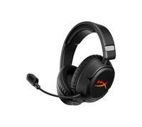 HyperX Cloud Flight 2 - Auricular Gaming inalámbrico, Luces RGB Personalizables, batería 100 Horas, Dual Wireless 2.4GHz y Bluetooth, Instant Pair, PC/PS/Switch/Móvil, Negro