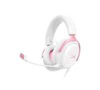 HyperX Cloud III - Auriculares Gaming (Blanco/Rosa)