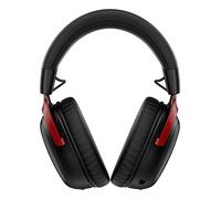 HyperX Cloud III S - Auriculares Gaming inalámbricos, Bluetooth, 2.4Ghz, PC, PS5, Xbox, Drivers 53 mm, DTS, micrófono 10mm, batería hasta 200h, Rojo-Negro