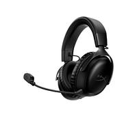 HyperX Cloud III Wireless Auriculares Gaming para PC, PS5, PS4, batería hasta 120 horas, 2.4GHz, drivers 53mm, Micrófono 10mm, Negro