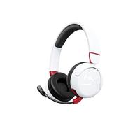 HyperX Cloud Mini Wireless - Auriculares gaming inalámbricos para niños, límite volumen 85dB, para PC/Switch/PS/Chromebook/Xbox/Móvil, Blanco