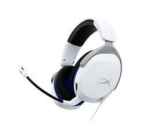 HyperX Cloud Stinger 2 Core, Cascos gaming para Playstation, Drivers de 40 mm y Audio Envolvente, 3.5 mm, Micrófono Plegable con cancelación de ruido - Blanco