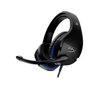 HyperX Cloud Stinger - Auriculares para juegos con licencia oficial de PS4 para PlayStation4, cascos giratorios, espuma viscoelástica, controles deslizantes, micrófono con cancelación de sonido