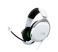HyperX CloudX Stinger 2 Core, Cascos gaming para Xbox One y Series X/S, Drivers de 40 mm y Audio Envolvente, 3.5 mm, Micrófono Plegable con cancelación de ruido, Licencia Oficial Xbox - Blanco/Verde
