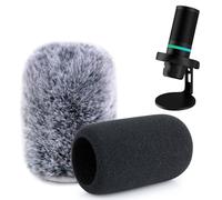 HyperX DuoCast Pop Shield Set - Pantalla antiviento de espuma y piel, insonorización profesional para micrófono compatible con HyperX DuoCast RGB Mic by YOUSHARES