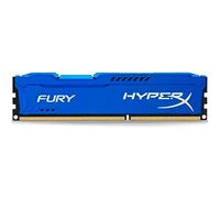 HyperX Fury - Memoria RAM de 4 GB (1600 MHz) DDR3 Non-ECC CL10 DIMM, Color Azul