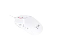 HyperX Haste 2 - Ratón gaming con cable, ultraligero 53g, sensor preciso HyperX 26K, cable HyperFlex 2, antideslizamiento, color Blanco