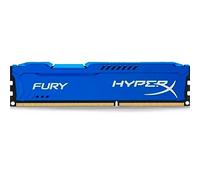 HyperX HX316C10F FURY - Memoria DDR3, 8GB, 1600MHz, CL10 240-pin, UDIM, color Azul