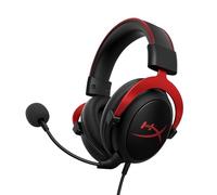 HyperX KHX-HSCP-RD Cloud II - Cascos de Gaming para PC/PS4/Mac, Negro/Rojo