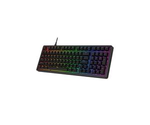 HyperX Origins 2 1800, Teclado mecánico QWERTY, interruptores mecánicos Intercambiables, Formato Compacto 1800, Carcasa Personalizable, Polling Rate 8000 Hz, PC/PS5/Xbox, Negro