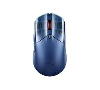 HyperX Pulsefire Haste 2 S - Ratón Gaming inalámbrico, Carcasa de magnesio, Ultra-Ligero 64g, batería 120h, Glass Skates, Sensor 26K, Color Azul