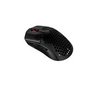 HyperX Pulsefire Haste Wireless - Ratón gaming con cable, ultraligero 61g, batería 100h, cable HyperFlex, sensor 16000ppp, 6 botones programables, color Negro