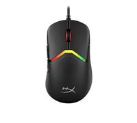 Hyperx Pulsefire Saga - Ratón con Cable Gaming Modular RGB, Ultra-Ligero 69g, HyperX Sensor 26K, 8000Hz, 6 Botones, Color Negro