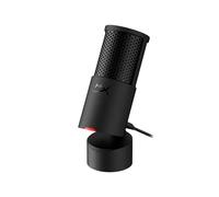 HyperX Solocast 2 - Micrófono Condensador USB patrón cardioide, Juegos, Streaming, podcasts, PC, Twitch, Youtube, Discord, Negro