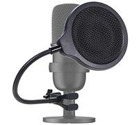HyperX SoloCast - Filtro pop de micrófono profesional de 4 pulgadas y 3 capas de metal compatible con micrófono HyperX SoloCast YOUSHARES