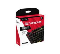 HyperX Teclas PBT, Conjunto completo de teclas, material PBT de doble disparo, diseño en inglés (EE. UU.), 104Teclas, Negro