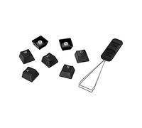 HyperX Teclas PBT, Juego Completo de Teclas, Material PBT de Doble Disparo, diseño del Reino Unido, 105, Color Negro