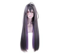 Hypnosismic Division Rap Battle Drb Pelucas Gris Púrpura Empalme Largo Lacio Pelo sintético Jakurai Jinguji Ill-doc Cosplay Peluca KUMZ6456