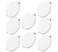 HYQFSAD 8 Pack Contemporary LED Downlights - Frameless, Full-Screen Illumination, 180° Light Spread, Dimmable, for Hallway, Staircase, Wardrobe(Neutral Light,9w)