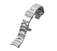 HYQING Correa de Reloj de Acero Inoxidable, Correa de Reloj Curva de 20 mm y 22 mm, Correa de Metal de Acero Inoxidable for Buceo, Accesorios for Correas de Reloj(22mm)