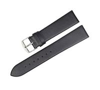 HYQING Correas de reloj 12/14/16/18/20/22/24 mm Correa de reloj de cuero genuino suave Correa de reloj que absorbe el sudor amigable con la piel con herramientas de instalación(Pink-Silver,12mm)