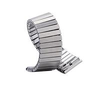HYQING Reemplazar correa de reloj Correa de reloj Correa de metal única flexible de acero inoxidable Pulsera universal Correa de muñeca 14 mm 16 mm 18 mm 20 mm 22 mm(Silver,22mm)