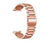 HYQING Reemplazo de correa de reloj Correa de reloj Correa de reloj de liberación rápida adecuada for accesorios de pulsera de acero inoxidable de metal de repuesto de 20 mm y 22 mm(Rose Glod,20mm)