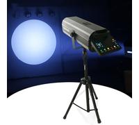 HYQNG Foco de Seguimiento LED de 230 W, Foco de Escenario con trípode, Control electrónico, luz de Escenario de Apertura Ajustable, luz de DJ, para KTV DJ Fiesta Boda cumpleaños