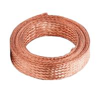 HYQOUKLR Cable de Tierra Plano y Flexible, Cable de conexión a Tierra Trenzado de Cobre, 3 Metros, Varios tamaños(Width 35mm)