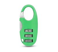 HYQOUKLR Candados con código, candado de Alta Resistencia, Maleta de Viaje for Exteriores, Bolso de Mano con Cremallera, aleación de Zinc, Cerradura con código, 1 Unidad(C Green)