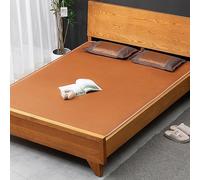 HYQOUKLR Esterilla de bambú para Dormir, colchón Plegable, Colchoneta de bambú for Dormir, Doble Cara, refrescante, Plegable, Varios tamaños(90cm*190cm)